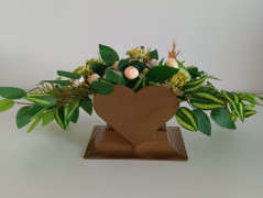 Ikebana bílá orchidej