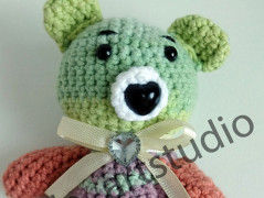 Náramek hvězda lososový