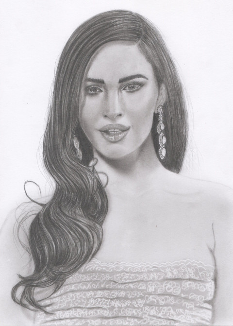 Monochromatická duše od Mary G portrét umění kresba tužkou mary g monochromatická duše 