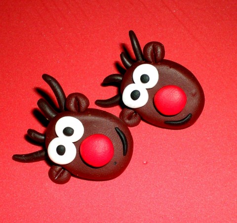 Rudolph The Red Nosed Reindeer... fimo sobi sobíci 