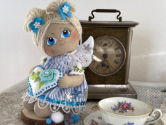 Maxi sukně dvouvrstvá lněná+šátek