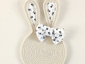 Zajíček s modrými tulipánky