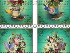 Bavlněný panel reprodukce 2028