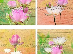 Bavlněný panel reprodukce 2028