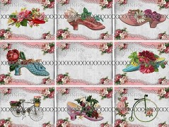 Bavlněný panel reprodukce 2028