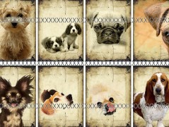 Bavlněný panel reprodukce 2028