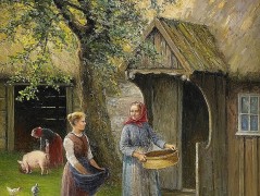 Bavlněný panel reprodukce 2028