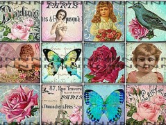 Bavlněný panel reprodukce 2028