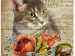 Bavlněný panel reprodukce 2028