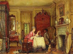 Bavlněný panel reprodukce 2028