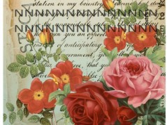 Bavlněný panel reprodukce 2028