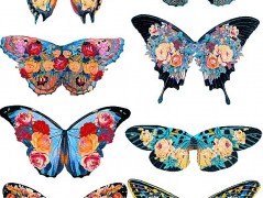 Bavlněný panel reprodukce 2028