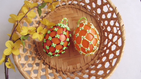 Drátovaná vajíčka drát jarní svátek jaro velikonoce drátek vajíčka velikonoční drátkování vejce kraslice svátky hody hodování koledníci koledník plastová vajíčka 