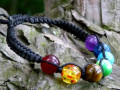 Náramek shamballa - čakry