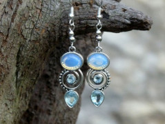 Pletený set v barvě mechu a hořčice