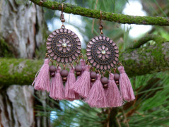 Pletený set v barvě mechu a hořčice