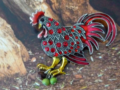 Pletený set v barvě mechu a hořčice