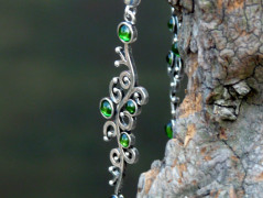 Pletený set v barvě mechu a hořčice