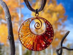 Pletený set v barvě mechu a hořčice