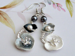 Pletený set v barvě mechu a hořčice