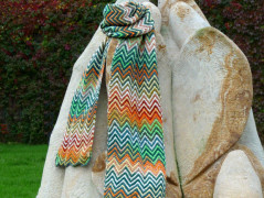 Pletený set v barvě mechu a hořčice