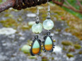 Náušnice - lány obilí (prehnit)