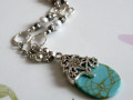 Náhrdelník - tyrkenit v krajce