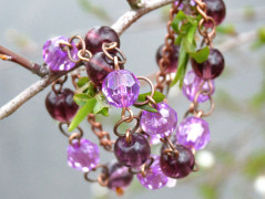 Náušnice - hvězdy na nebi (duhové)