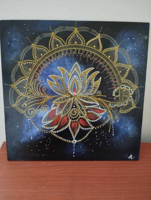 Mandala  lotosový květ dárek elegantní symbol 