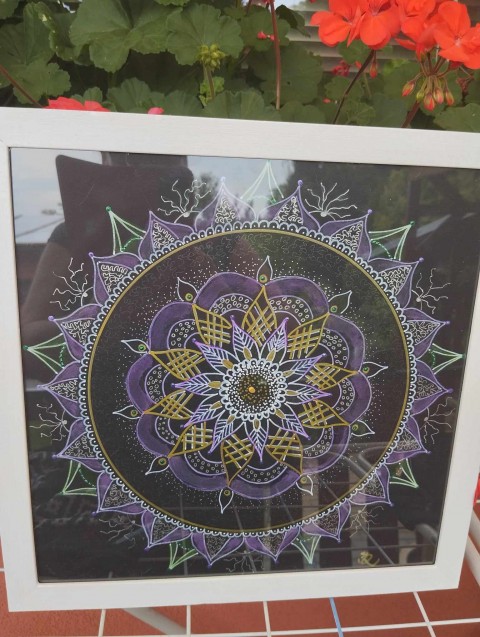 Mandala dárek malba elegantní duchovní 