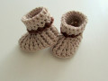 Háčkované botičky (9 cm)