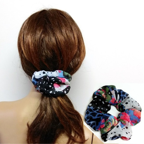 GUMIČKA DO VLASŮ vlasy ozdoba gumička látková do vlasů  GUMIČKA DO VLASŮ vlasy ozdoba gumička látková do vlasů