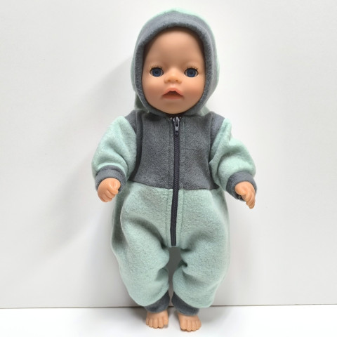 OVERAL PRO PANENKU 34 až 36 cm panenka šaty miminko souprava miminka panenky tričko šatičky overal obleček baby born 43 cm 