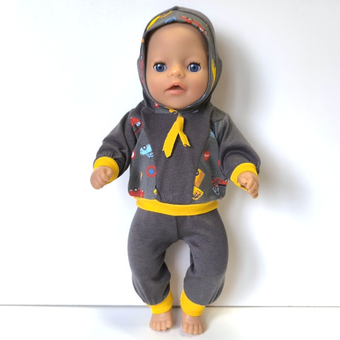 SOUPRAVA PRO PANENKU 34 až 36 cm panenka šaty miminko souprava miminka panenky tričko šatičky obleček baby born 43 cm 