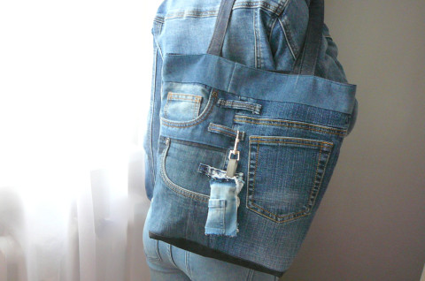 Džínová kabelka-taška. kabelka taška riflová boro styl  Džínová kabelka-taška. kabelka taška riflová boro styl