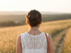 Dubová spona do vlasů