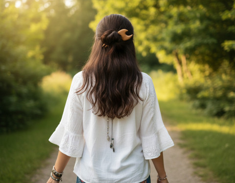 Třešňová spona do vlasů dřevo spona sponka spony spona do vlasů módní doplňky jehlice do vlasů doplňky do vlasů boho šperky boho doplňky  Třešňová spona do vlasů dřevo spona sponka spony spona do vlasů módní doplňky jehlice do vlasů doplňky do vlasů boho šperky boho doplňky