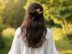 Dubová spona do vlasů