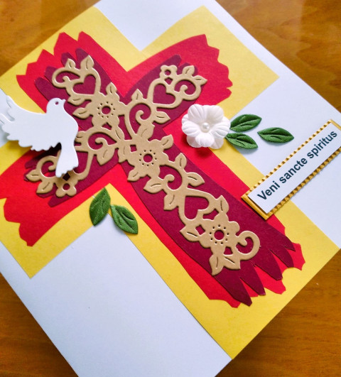 Ke Svátosti biřmování jedno přání kříž svátost biřmování 