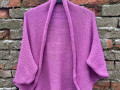 Starorůžová pletená vesta