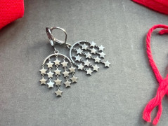 Náušnice Šupinky silver