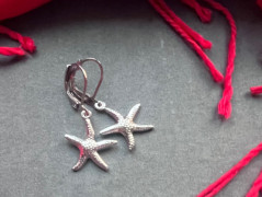 Náušnice Šupinky silver