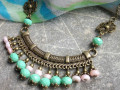 Pastelový Orient - náhrdelník
