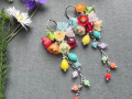 Barevné zvonečkové náušnice