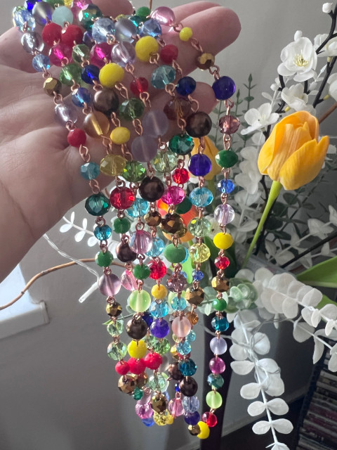 Barevné korále veselé barvy luxusní perly korále colours sváteční 