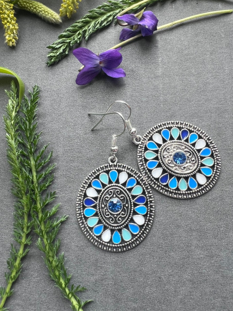 Oválné náušnice 02 náušnice orient ovál 