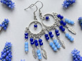 Modrý orient - náušnice