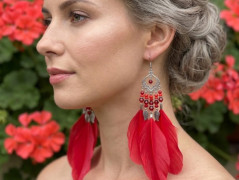 Růžové perlové korále