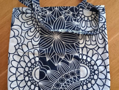 Povlak na malý polštářek modrý