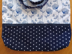 Povlak na malý polštářek modrý